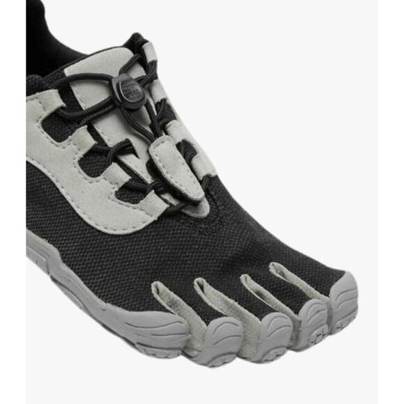 Vibram Women's FiveFingers V-Run Retro, Black/Grey, Size 8.5-9 Eu 40 - Picture 3 of 6